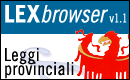 LEXbrowser v1.0 - Leggi provinciali